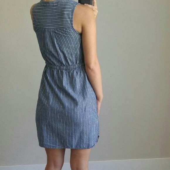Old Navy stripe button down shirt dress - Picture 2 of 7